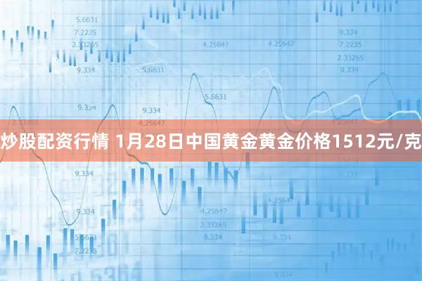 炒股配资行情 1月28日中国黄金黄金价格1512元/克